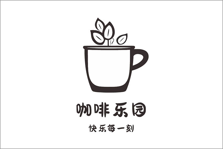 咖啡乐园LOGO